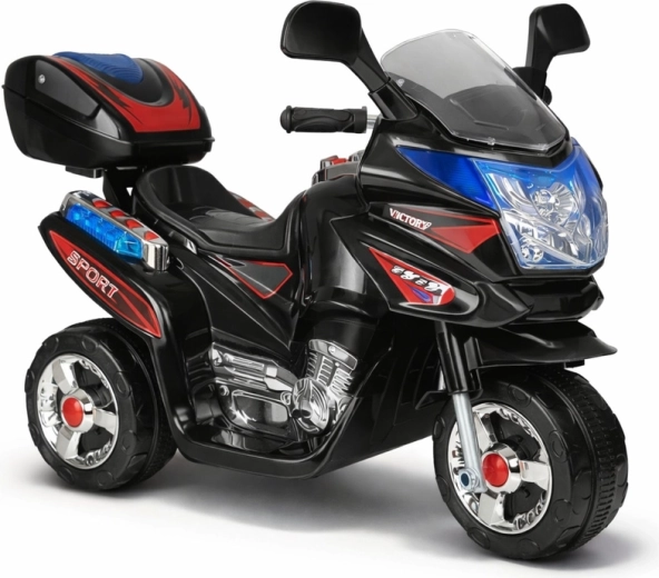 Dětská elektrická tříkolka – černá