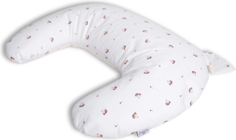 Babymatex polštář na kojení a polohovací miniRelax Jersey 150 cm medvídek