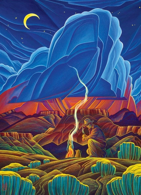 Puzzle Po celou noc 1000 dílků od cobble hill