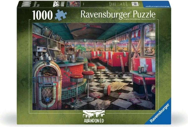 Ravensburger puzzle Opuštěná místa: chátrající bistro 1000 dílků