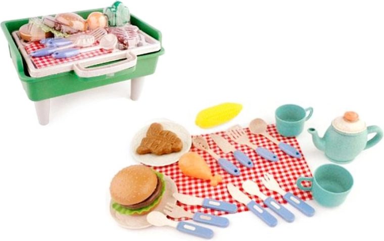 Dětský kuchyňský set – mini gril s doplňky