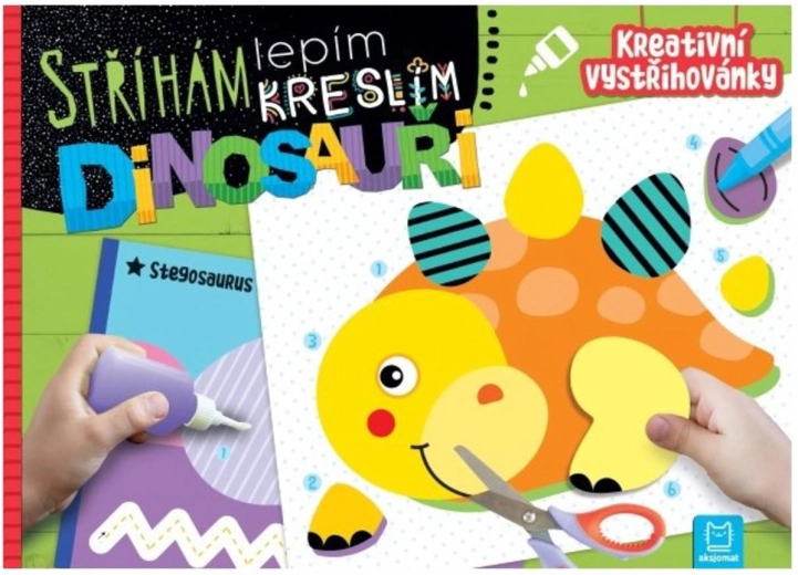 Stříhám, lepím, kreslím: Dinosauři – kreativní vystřihovánky