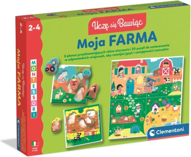 Clementoni Moje farma – interaktivní vzdělávací sada pro děti