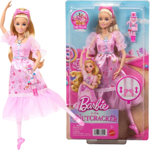 Barbie Louskáček – baletka Clara v růžové noční košili