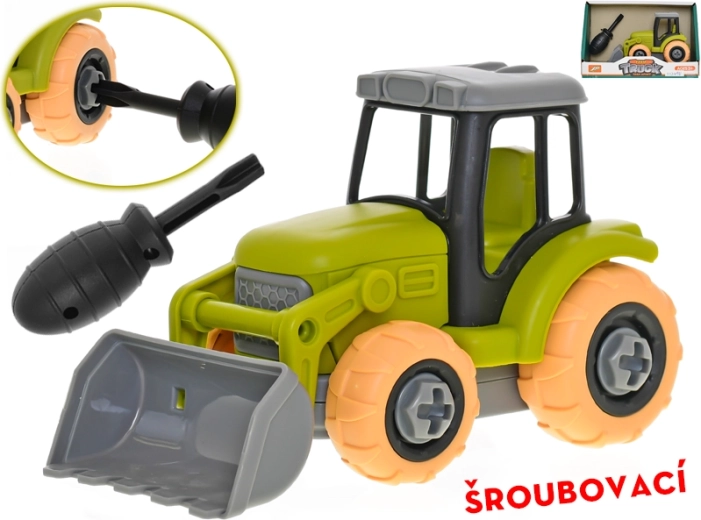 Šroubovací traktor 14 cm s volným chodem