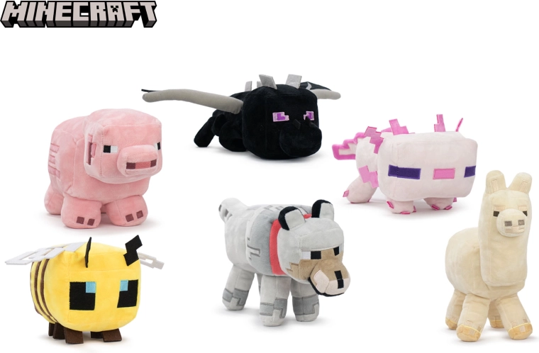 Minecraft plyšová postavička 30 cm (mix 6 variant)
