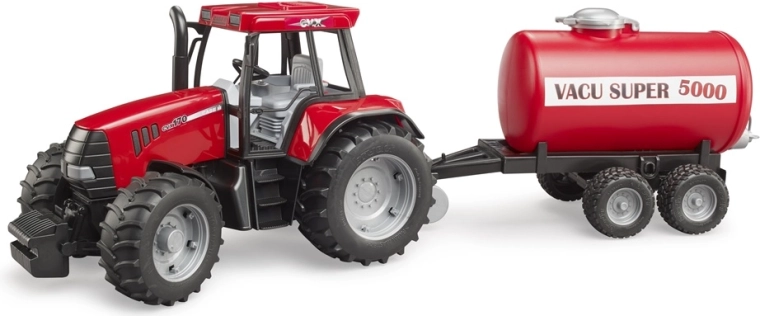 Bruder traktor Case IH CVX 170 s cisternovým přívěsem 1:16