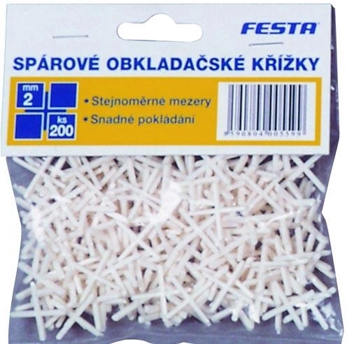 Křížky a klínky pro obkladače 4 mm FESTA (100 ks)