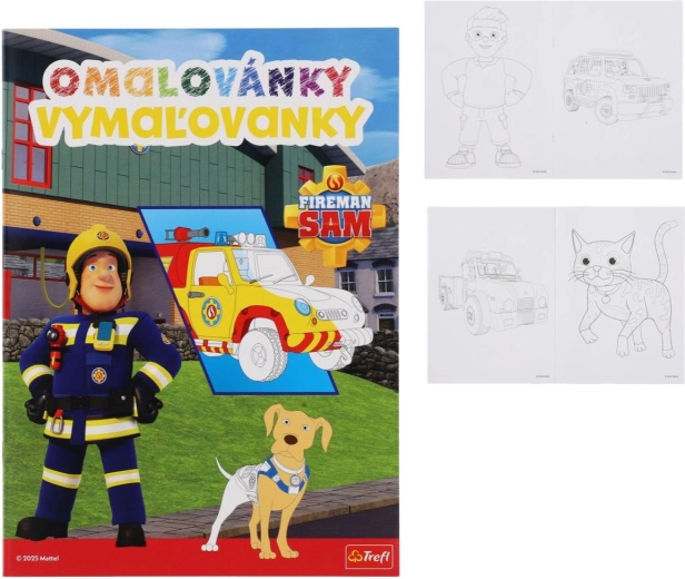 Omalovánky Hasič Sam