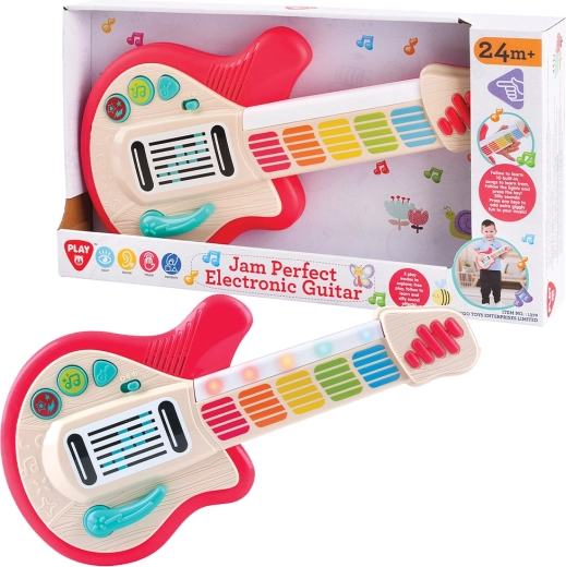 Elektronická kytara na baterie PLAYGO Jam Perfect