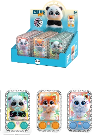 Vodní hra Roztomilý mazlíček – kapesní hračka s kuličkami, více motivů