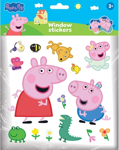 Statické samolepky do oken Prasátko Peppa