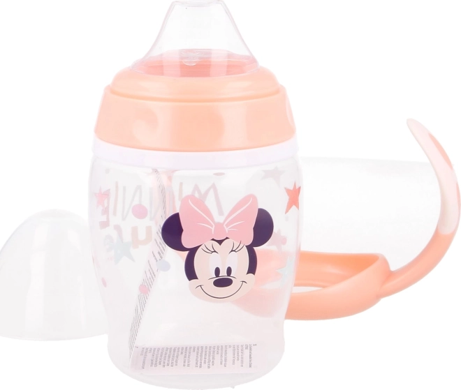 Hrneček s oušky a silikonovým náustkem Minnie 270ml