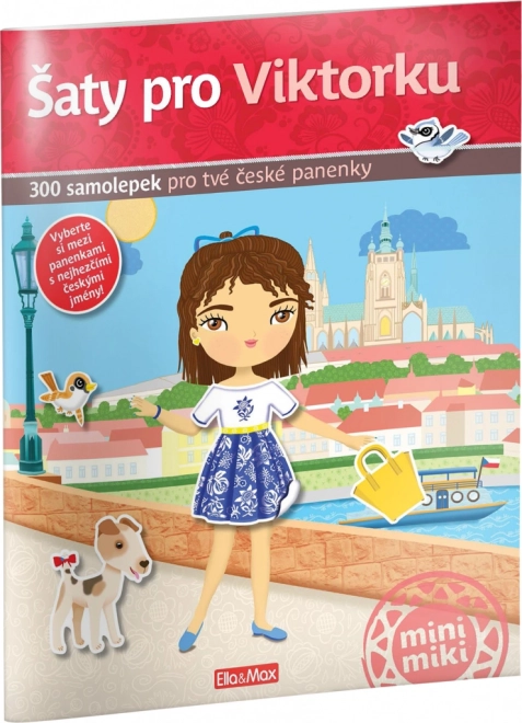 Samolepková Kniha Šaty pro Viktorku