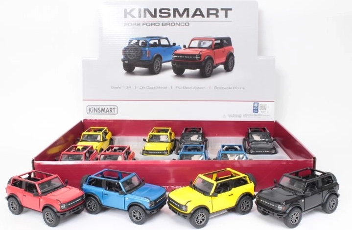 Ford Bronco open top 2022 – kovový model s natahovacím pohonem