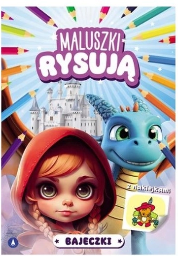 Maluszki rysují pohádky – omalovánky se samolepkami