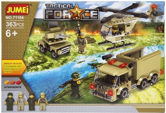 Stavebnice Jumei Tactical Force – taktické jednotky 363 dílků - 1 kus