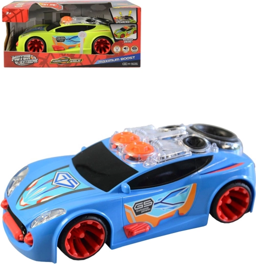 Závodní auto na baterie se světlem a zvukem 23 cm - 1 kus
