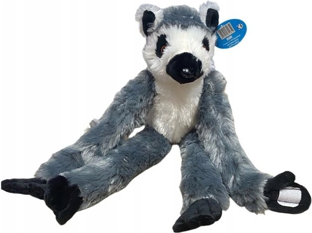 Plyšový lemur se suchým zipem 48 cm - 1 kus