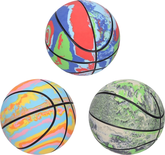 Duhový basketbalový míč 9 cm - 1 kus