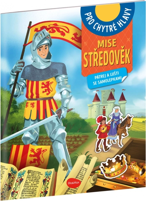 Mise Středověk: Pátrej a lušti se samolepkami