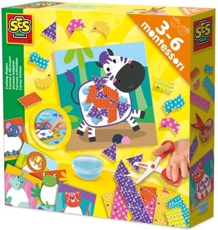 SES Creative Montessori vyřezávání tvarů