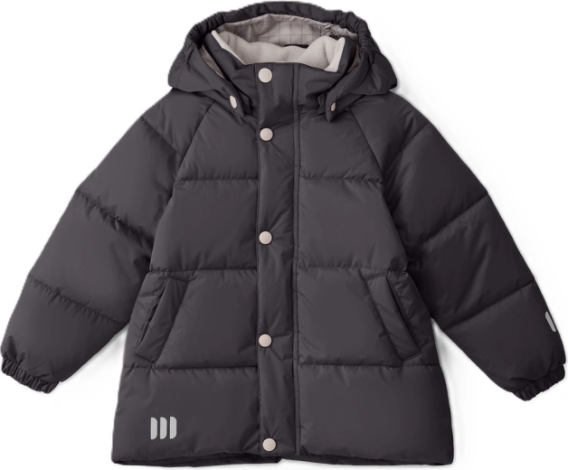 LEOKID zimní prošívaná bunda Leni Carbon Grey – Velikost 92