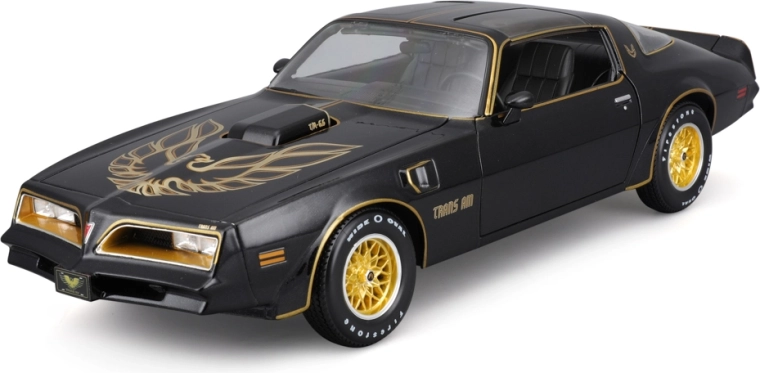 Maisto Pontiac Firebird Trans Am 1978 černý kovový model 1:18