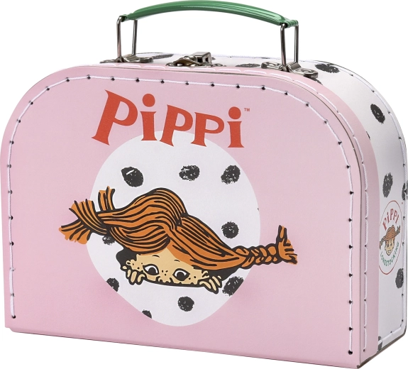Dětský růžový kufřík Pippi