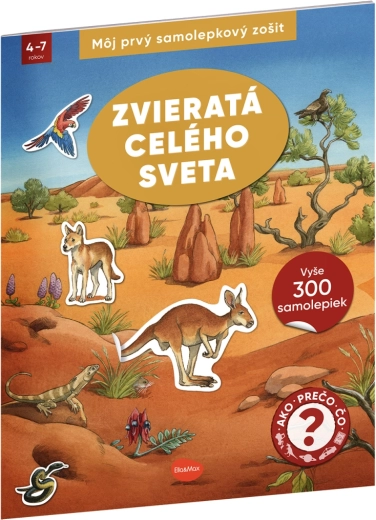 Můj první samolepkový sešit – Zvířata celého světa