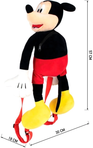 Disney Mickey Mouse plyšový batoh 57 cm