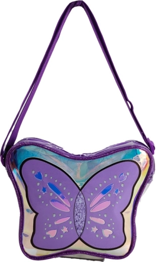 Dětská taška přes rameno s motivem motýlů 24 cm