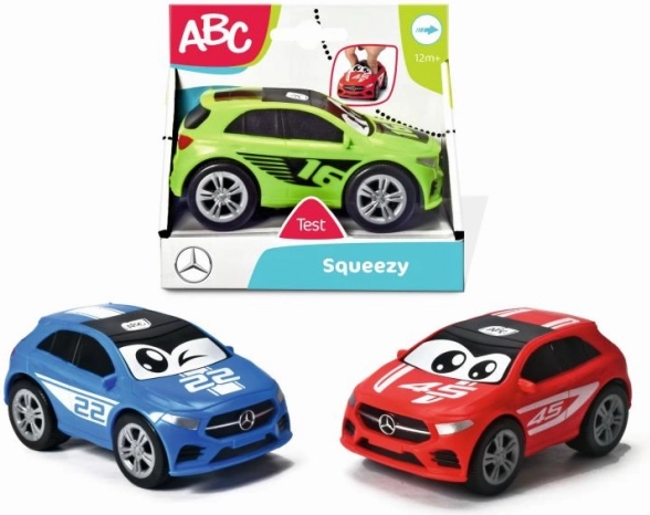 Mačkací autíčko MERCEDES ABC, 11 cm – 3 barvy