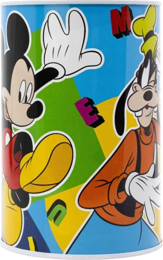 Pokladnička Disney Mickey Mouse válec 10 × 15 cm - 1 kus