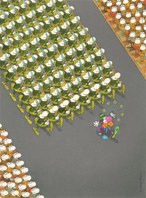 Clementoni puzzle Pochod 500 dílků