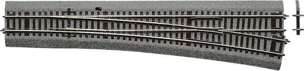 Roco Line výhybka WR10 jednoduchá pravá s podložím