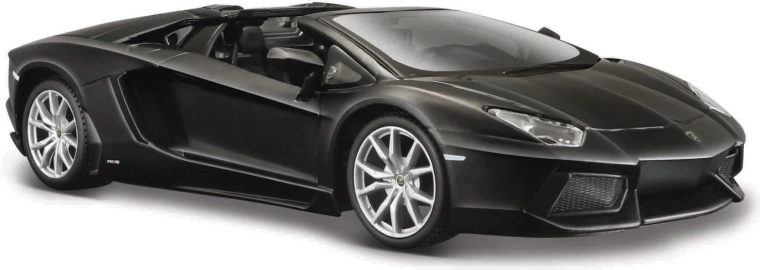Maisto Lamborghini Aventador LP 700-4 Roadster special edition model auta 1:24 matně černý