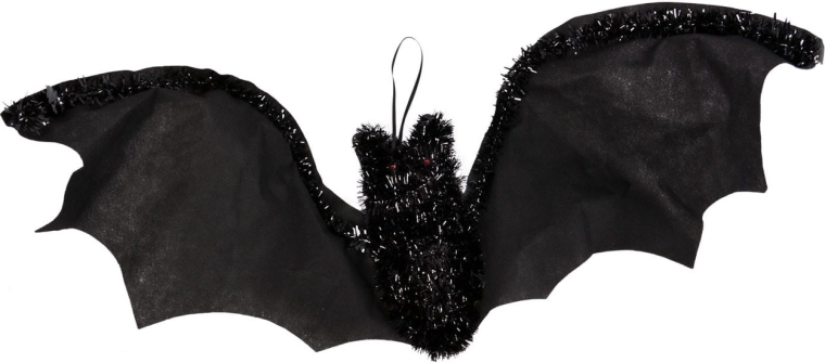 Obří vznášející se netopýr na Halloween