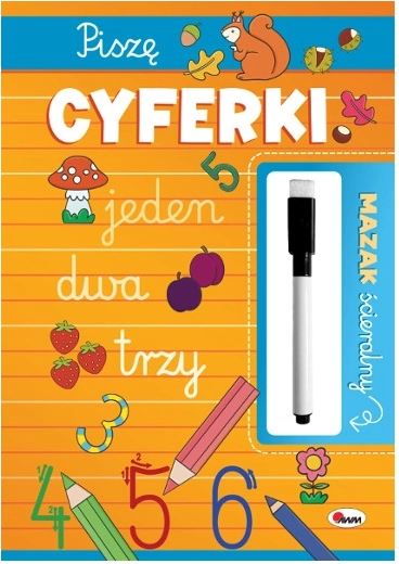 Mazací fix – píšu číslice (sešit s úkoly pro děti)