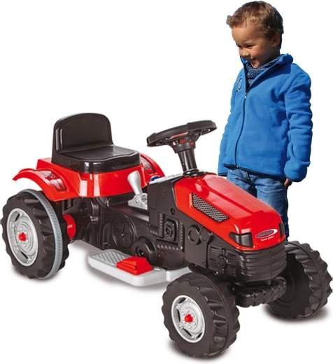 Jamara dětský elektrický traktor Strong Bull červený 6V