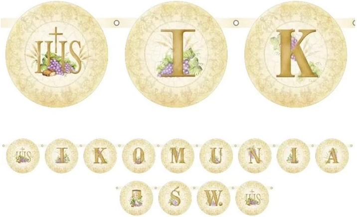 Banner „I Komunia Św.” 13 × 200 cm