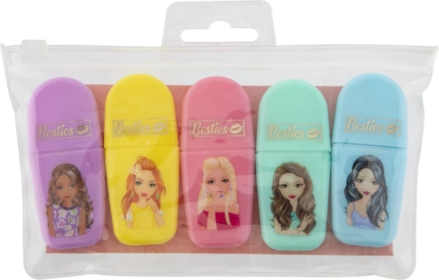 Mini zvýrazňovače v pouzdře