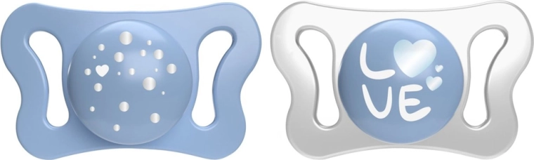 Chicco Physioforma Micro silikonový dudlík 0–2 měsíce pro kluky 2 ks