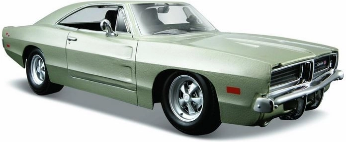 Maisto Dodge Charger R/T 1969 stříbrný model auta 1:24