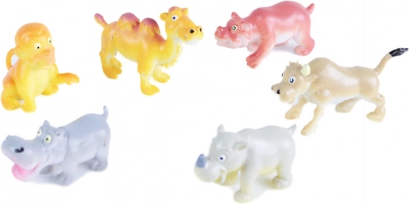 Veselá divoká zvířata sada 6 ks