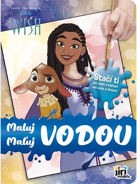 Omalovánka Maluj vodou – přání