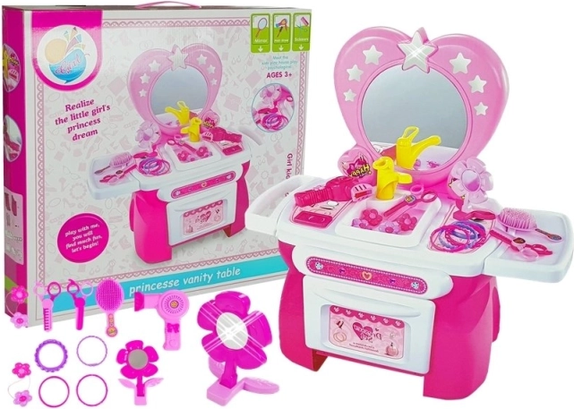 Dětská toaletka se zkrášlovacími doplňky