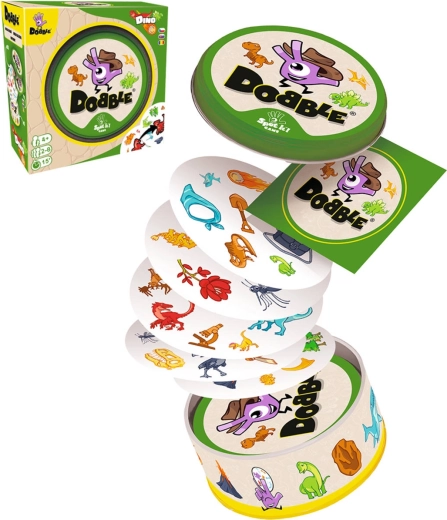 Asmodee Dobble Dino – postřehová hra v plechové krabičce