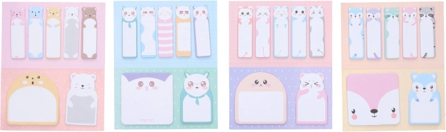 Samolepicí blok se zvířátky