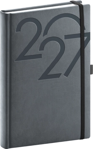Notique denní diář Ajax 2027 černý 15 × 21 cm